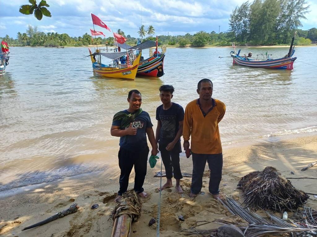 TIGA NELAYAN HILANG DITEMUI DI THAILAND