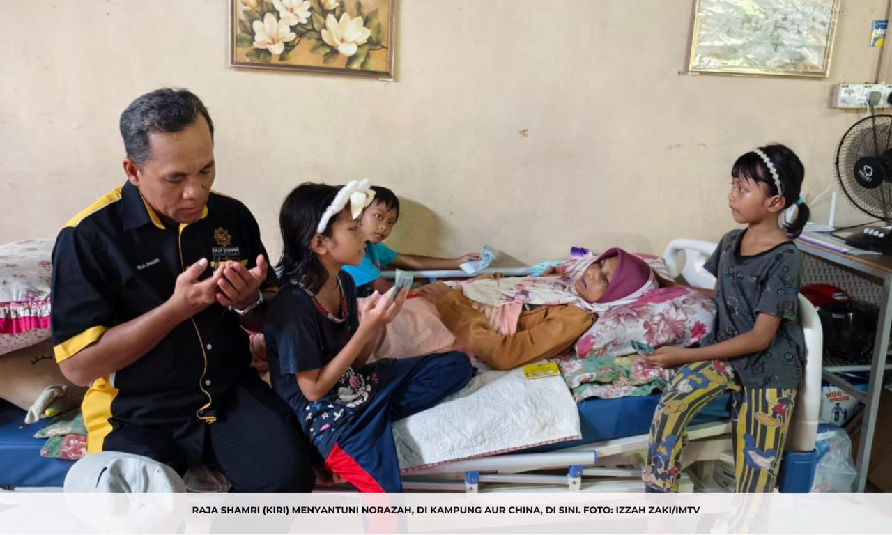 BIMBANG NASIB TIGA ANAK SELEPAS DISAHKAN KANSER PANGKAL RAHIM TAHAP EMPAT