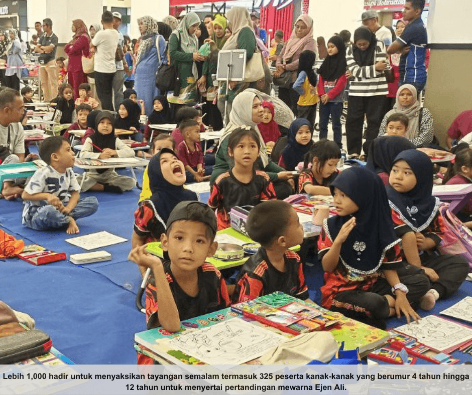 LEBIH 1,000 HADIR TAYANGAN WAYANG@SKRIN BESAR EJEN ALI