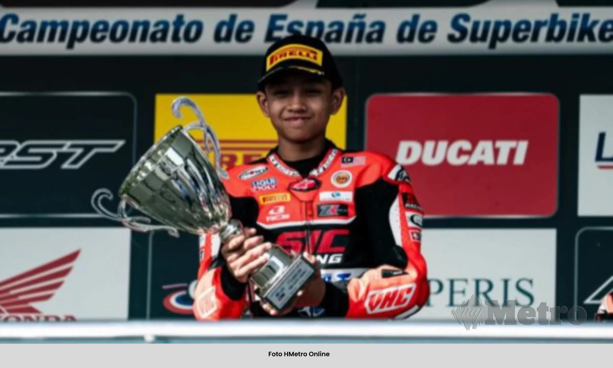 QABIL MUNCUL JUARA BERGANDA DI LITAR JEREZ