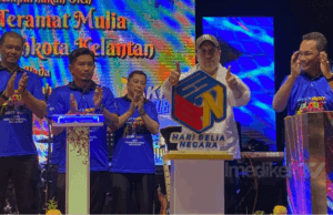 TENGKU MAHKOTA KELANTAN SERTAI NIGHT COLOUR RUN SEMPENA HARI BELIA NEGARA 2025