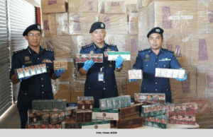 JKDM KELANTAN RAMPAS HAMPIR 2 JUTA BATANG ROKOK SELUDUP BERNILAI LEBIH RM1.48 JUTA
