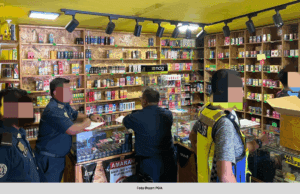PGA TUMPAS JUALAN VAPE TANPA LESEN BERNILAI LEBIH RM180,000