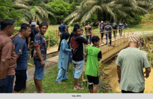 LELAKI TERJUN SUNGAI ARING MASIH BELUM DIJUMPAI