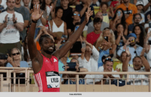LYLES TEWASKAN TEBOGO ACARA 200M DI MONACO