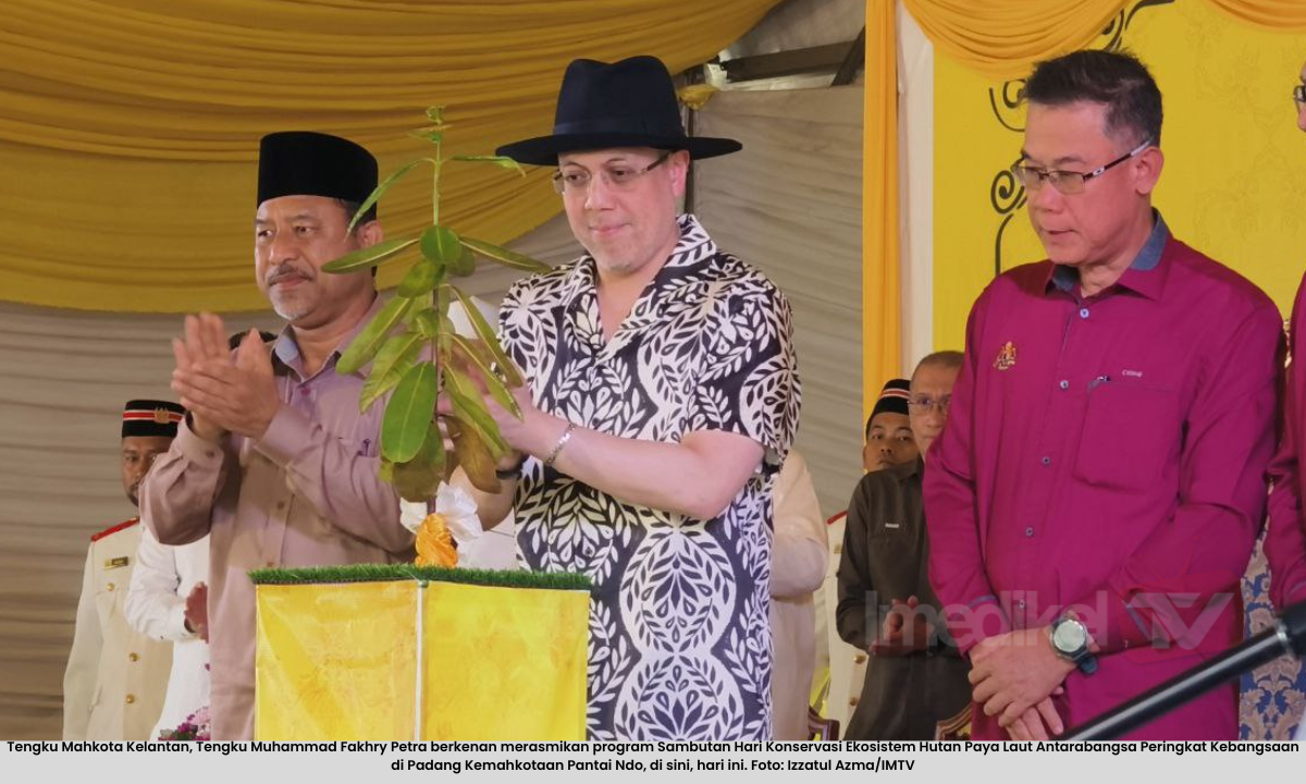 TENGKU MAHKOTA KELANTAN BERKENAN RASMI SAMBUTAN HARI KONSERVASI ...