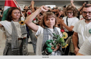 GRETA THUNBERG ANTARA AKTIVIS FLOTILLA GAZA DIUSIR ISRAEL, TIBA DI GREECE