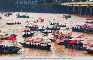 LAUNGAN SELAMATKAN PALESTIN BERGEMA DI SUNGAI KELANTAN