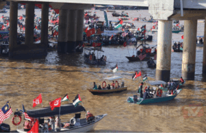 IMEDIKEL SERTAI PELAYARAN DI SUNGAI KELANTAN TANDA SOLIDARITI