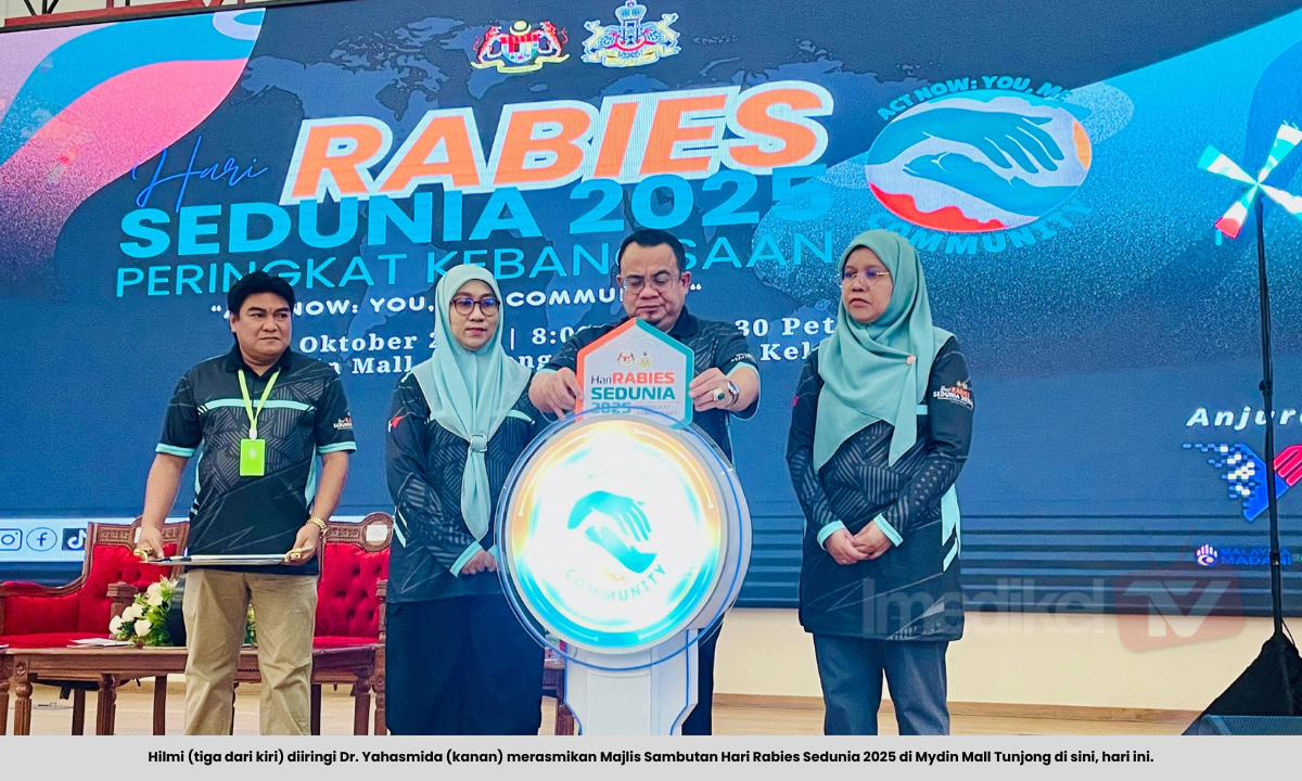 WABAK RABIES TERKAWAL, 46 KES HAIWAN DIREKOD DI SARAWAK - Imedikel TV