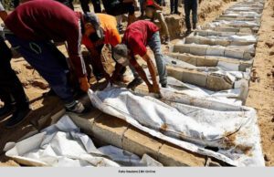 PALESTIN ADAKAN PENGEBUMIAN BESAR-BESARAN UNTUK 54 TAHANAN TIDAK DIKENALI