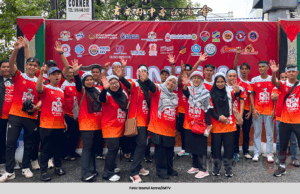 HAMPIR 1,000 PESERTA SERTAI PROGRAM FUN RUN FOR HUMANITY DI KOTA LAMA
