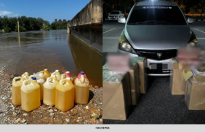 KEGIATAN SELUDUP ROKOK, PETROL TUMPAS