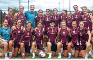 PEMAIN BOLA SEPAK WANITA IRAN LATIH BERSAMA KELAB AUSTRALIA