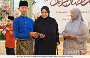 130 ANAK YATIM, PELAJAR TAHFIZ DAN ASNAF DIRAI DALAM RAMADHAN BASKET EXCLUSIVE BY NOOR NABILA