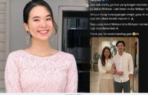 GAMBAR RANGKUL LENGAN ITU AI, SAYA JAGA BATAS – MEK YU