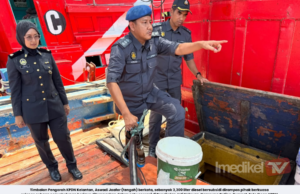 CUBAAN SELUDUP LEBIH 3,000 LITER DIESEL TUMPAS