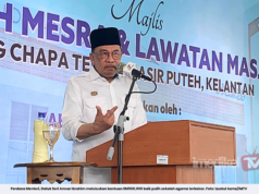 KERAJAAN LULUSKAN BANTUAN SETENGAH JUTA BAIK PULIH SEKOLAH AGAMA TERBAKAR