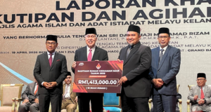 AGIHAN ZAKAT MAIK MENINGKAT 25 PERATUS, RM337.35 JUTA DISALURKAN TAHUN LALU