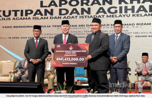 AGIHAN ZAKAT MAIK MENINGKAT 25 PERATUS, RM337.35 JUTA DISALURKAN TAHUN LALU