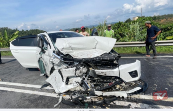 PERTEMBUNGAN DI SELEKOH RAGUT DUA NYAWA