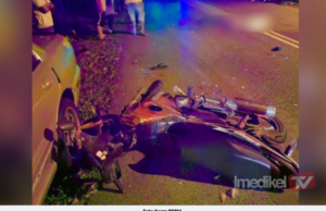 PENUNGGANG MOTOSIKAL MAUT, ISTERI PARAH
