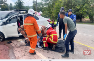 WANITA MAUT, LIMA CEDERA DALAM NAHAS ALPHARD-BEZZA DI KUALA KRAI