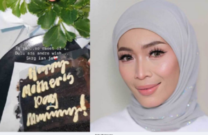 AMYZA SEBAK TERIMA HADIAH HARI IBU DARIPADA ANDRIAN