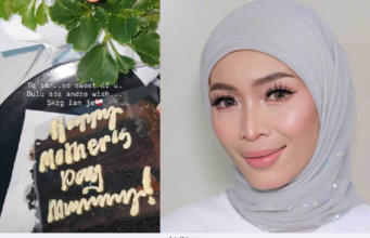 AMYZA SEBAK TERIMA HADIAH HARI IBU DARIPADA ANDRIAN