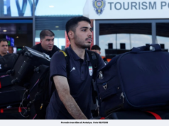 SKUAD PIALA DUNIA IRAN TIBA UNTUK LATIHAN DI SELATAN TURKIYE