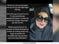 SEMAKIN SAYA BIARKAN SEMAKIN MELAMPAU – IBU ZAHIRAH MACWILSON