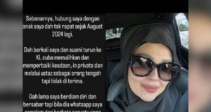 SEMAKIN SAYA BIARKAN SEMAKIN MELAMPAU – IBU ZAHIRAH MACWILSON