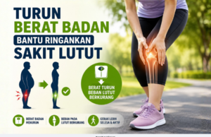 TURUN BERAT BADAN BANTU RINGANKAN SAKIT LUTUT