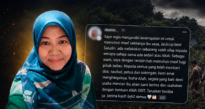 ANAK MOHON MAAF BAGI PIHAK JASLINDA