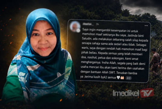 ANAK MOHON MAAF BAGI PIHAK JASLINDA