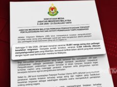 30,801 WARGA ASING DITAHAN, LEBIH 2,300 SALAH GUNA PAS IMIGRESEN
