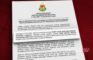30,801 WARGA ASING DITAHAN, LEBIH 2,300 SALAH GUNA PAS IMIGRESEN