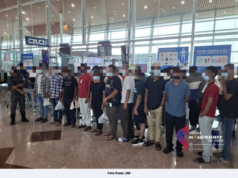 132 WARGA ASING DIHANTAR PULANG KE NEGARA ASAL