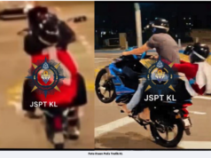 AKSI ‘WHEELIE’ TULAR: DUA LAGI PENUNGGANG, DUA PEMBONCENG REMAJA DITAHAN POLIS