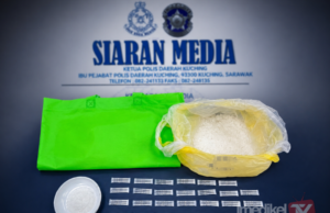 POLIS TUMPAS CUBAAN EDAR LEBIH 1KG SYABU, DUA LELAKI DITAHAN