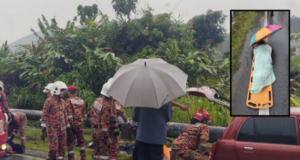 REMAJA MAUT, TIGA CEDERA KERETA TERBABAS DI LOJING