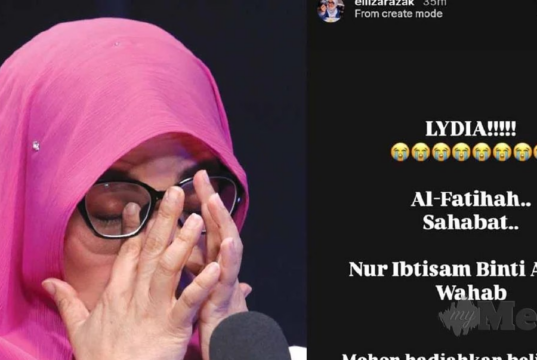 ELLIZA RAZAK KONGSI BERITA SEDIH PEMERGIAN LYDIA IBTISAM