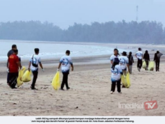 352KG SAMPAH DIKUTIP DALAM KEMPEN BERSIH PANTAI AIR