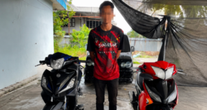 LELAKI DISYAKI TERBABIT CURI MOTOSIKAL, PECAH MASUK DITAHAN