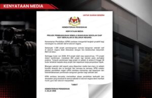 KPM LULUS 1,250 PROJEK NAIK TARAF SEKOLAH DAIF BERNILAI RM13.8 BILION