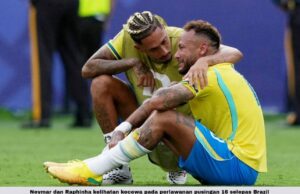 AIR MATA NEYMAR IRINGI PENYINGKIRAN BRAZIL, BERI BAYANGAN BERSARA