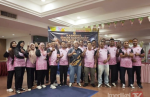 ENAM PASUKAN BERENTAP REBUT KEJUARAAN BOLING, PENJARA PENOR PERKASA BUDAYA HIDUP SIHAT