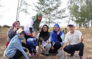 UMPSA SOKONG PEMULIHARAAN PANTAI, TANAM 220 POKOK RHU