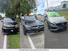 JPJ SITA TIGA KENDERAAN MEWAH DALAM OPS LUXURY DI KUALA MUDA