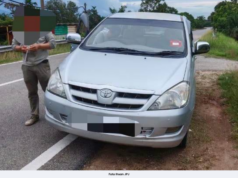PADAH PANDU INNOVA TANPA LESEN, WARGA CHINA DITAHAN
